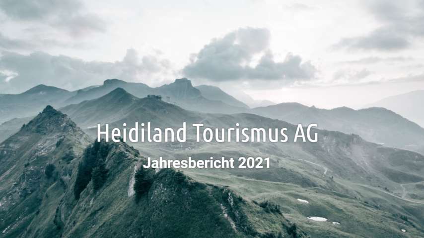 Digitaler Jahresbericht 2021 von Heidiland Tourismus