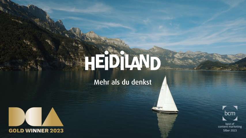Gold und Silber für Video-Kampagne «Heidiland – mehr als du denkst»