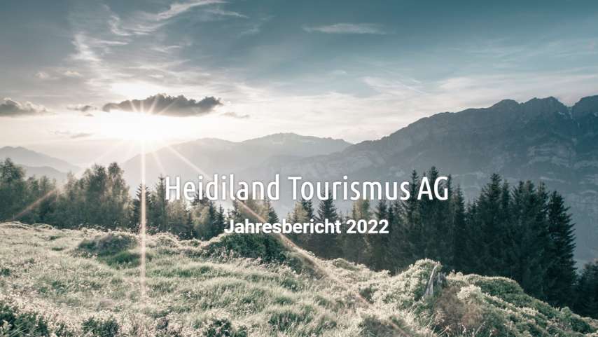 Digitaler Jahresbericht 2022 von Heidiland Tourismus