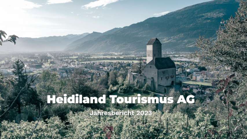 Digitaler Jahresbericht 2023 von Heidiland Tourismus